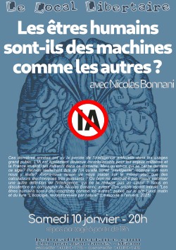 Les êtres humains sont-ils des machines comme les autres ? avec Nicolas Bonnani