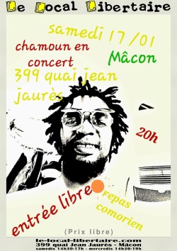 Repas comorien et Chamoun en concert